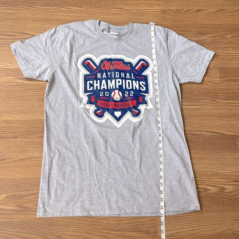 Ole Miss Rebels Fanatics NCAA Men's L Baseball College Champions Official Logo